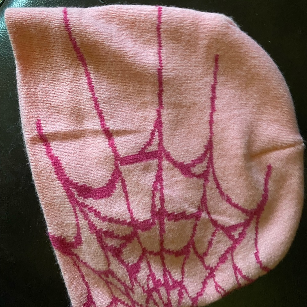 Pink skater beanie